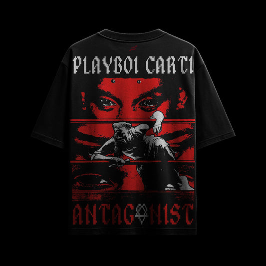 Playboi Carti Round Neck Black