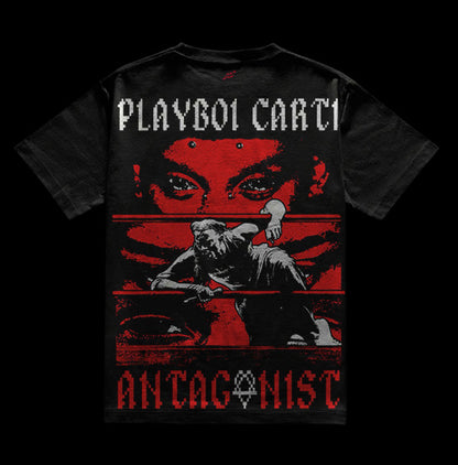 Playboi Carti Round Neck Black